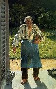 Emile Claus The Old Gardener France oil painting artist